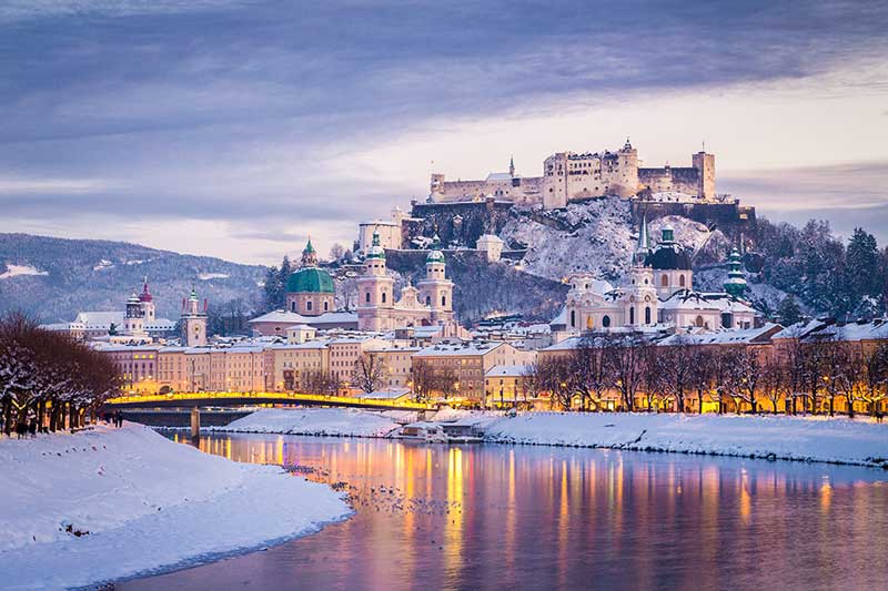 Salzburg im Winter